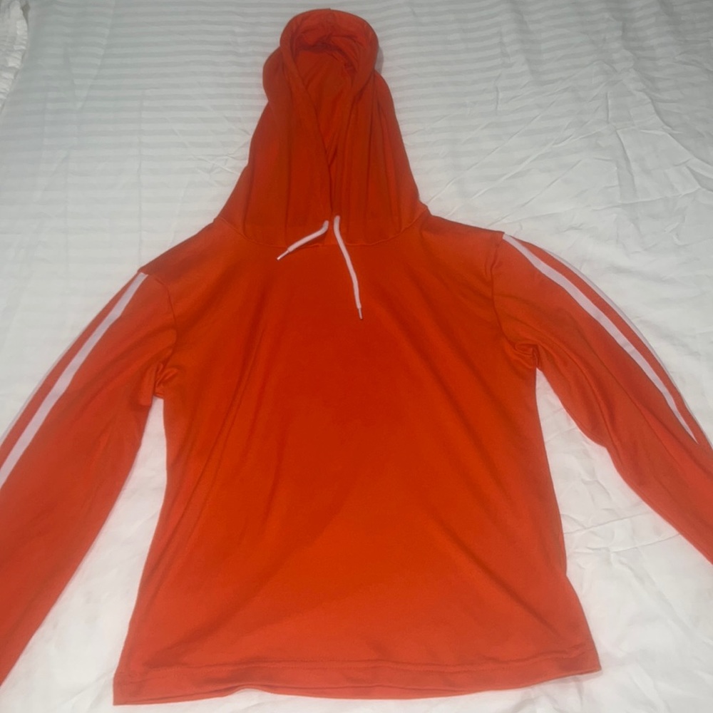 JV20055 Orange long sleeve Hoodie top